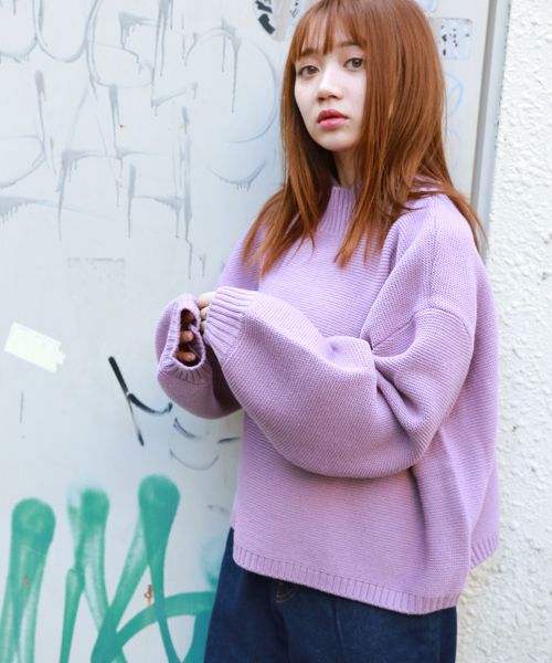 apres jour(アプレジュール)の「そでボリュームニット【ZOZOTOWN限定アイテム】(ニット/セーター・レディース・アイボリー/ラベンダー/ベージュ/ダークブルー/モカ/ブラック/ボルドー・フリー)」の14枚目の写真