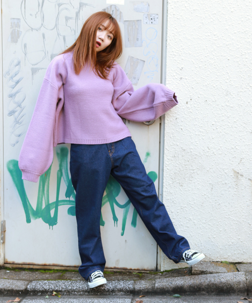 apres jour(アプレジュール)の「そでボリュームニット【ZOZOTOWN限定アイテム】(ニット/セーター・レディース・アイボリー/ラベンダー/ベージュ/ダークブルー/モカ/ブラック/ボルドー・フリー)」の16枚目の写真