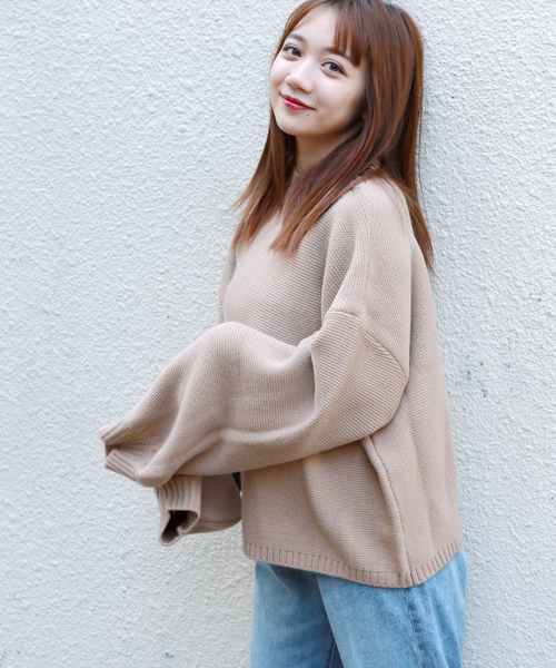 apres jour(アプレジュール)の「そでボリュームニット【ZOZOTOWN限定アイテム】(ニット/セーター・レディース・アイボリー/ラベンダー/ベージュ/ダークブルー/モカ/ブラック/ボルドー・フリー)」の20枚目の写真