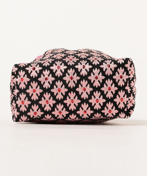 Ray BEAMS（レイビームス）の「Ray BEAMS / ジャカード 巾着 ショルダーバッグ（ショルダーバッグ・レディース・ピンク/ゴールド・ONE SIZE）」の12枚目の写真