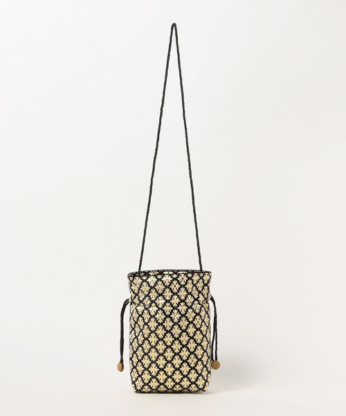 Ray BEAMS（レイビームス）の「Ray BEAMS / ジャカード 巾着 ショルダーバッグ（ショルダーバッグ・レディース・ピンク/ゴールド・ONE SIZE）」の14枚目の写真