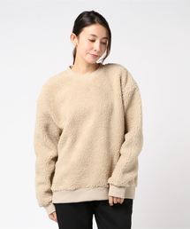 【Bling Leads】 ボア トレーナー ビッグシルエット