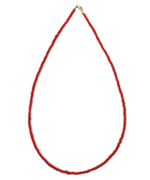 BEAMS（ビームス）の「BEAMS / ホワイトハート ネックレス（ネックレス・メンズ・レッド・ONE SIZE）」の2枚目の写真