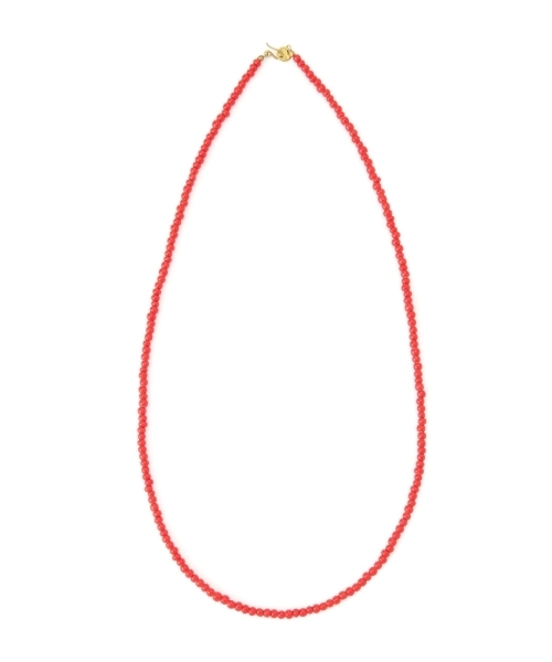 BEAMS（ビームス）の「BEAMS / ホワイトハート ネックレス（ネックレス・メンズ・レッド・ONE SIZE）」の6枚目の写真