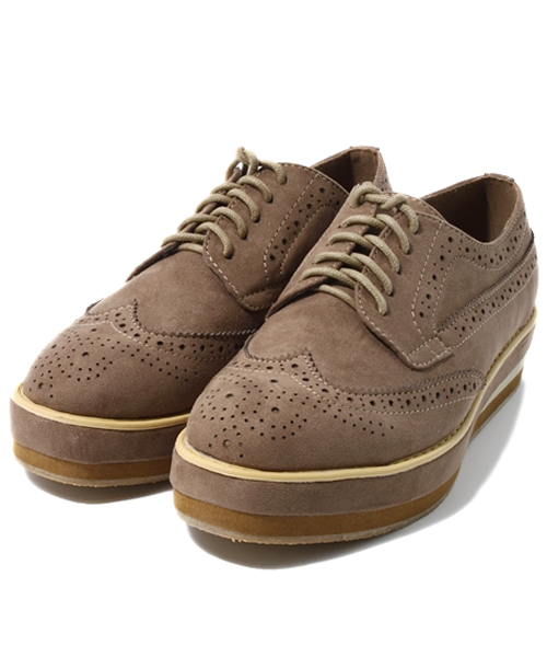 NANO universe（ナノユニバース）の「ウイングチップシューズ（その他シューズ・レディース・ブラック/グレイッシュベージュ・36/37/38）」の11枚目の写真