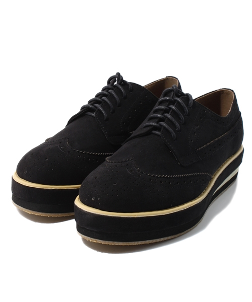 NANO universe（ナノユニバース）の「ウイングチップシューズ（その他シューズ・レディース・ブラック/グレイッシュベージュ・36/37/38）」の12枚目の写真