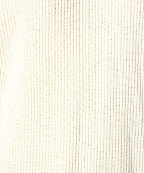 LOWRYS FARM（ローリーズファーム）の「ワッフルワンピース　823917（ワンピース・レディース・オフホワイト/ブラック/ブラウン/カーキ・FREE）」の14枚目の写真