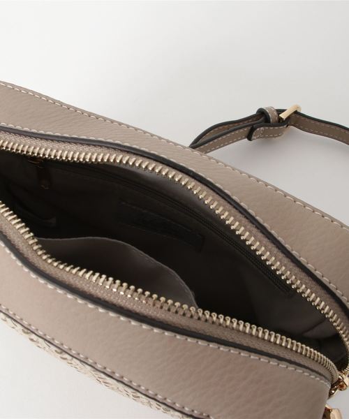 カシュカシュ cachecache / 合皮メッシュボックス型ショルダーバッグ カシュカシュ cachecache / 合皮メッシュボックス型ショルダーバッグ