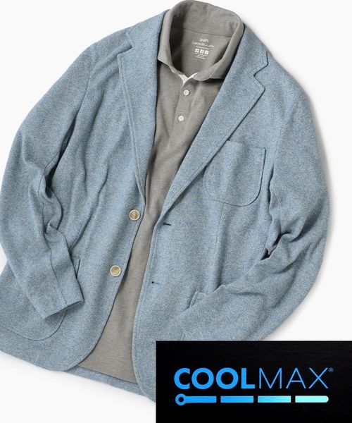 SHIPS（シップス）の「SC: COOLMAX(R) リネン ライト ピケ ジャケット（テーラードジャケット・メンズ・グレー/ネイビー/オレンジ/ブルー・SMALL/MEDIUM/LARGE/X-LARGE）」の10枚目の写真