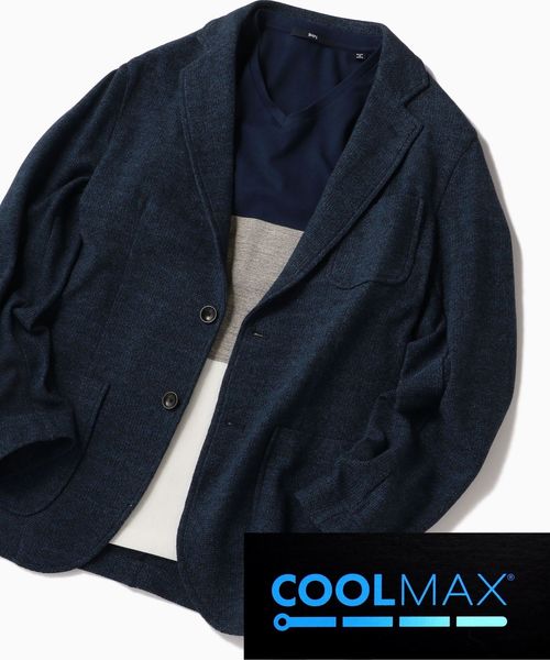 SHIPS（シップス）の「SC: COOLMAX(R) リネン ライト ピケ ジャケット（テーラードジャケット・メンズ・グレー/ネイビー/オレンジ/ブルー・SMALL/MEDIUM/LARGE/X-LARGE）」の9枚目の写真