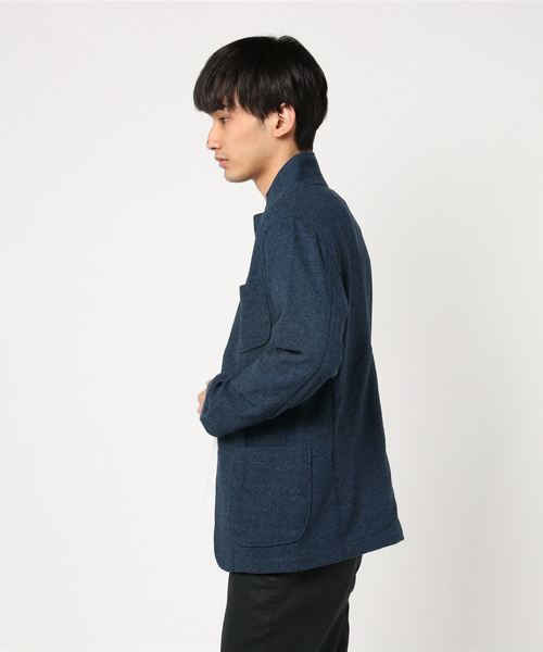 SHIPS（シップス）の「SC: COOLMAX(R) リネン ライト ピケ ジャケット（テーラードジャケット・メンズ・グレー/ネイビー/オレンジ/ブルー・SMALL/MEDIUM/LARGE/X-LARGE）」の7枚目の写真