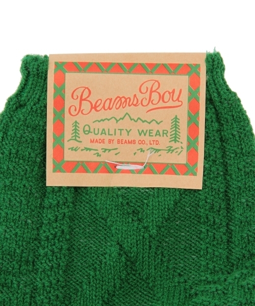 BEAMS BOY（ビームスボーイ）の「BEAMS BOY / ケーブル 3/4 クルーソックス（ソックス/靴下・レディース・ホワイト/ピンク/グリーン/ブルー/レッド・ONE SIZE）」の12枚目の写真