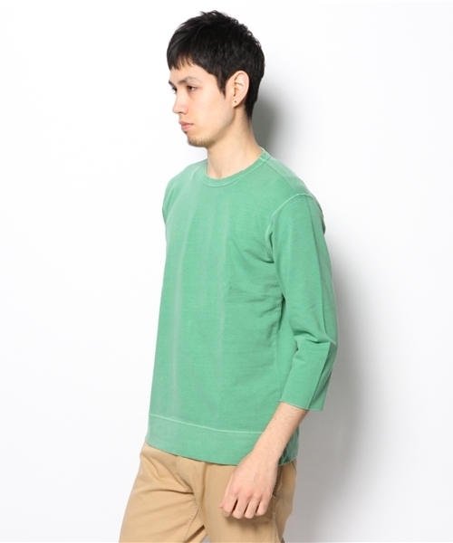 BEAMS（ビームス）の「○BEAMS / カリフォルニア 3/4 TEE（Tシャツ/カットソー・メンズ・ブラック/ケリー/ネイビー・1/2/3）」の4枚目の写真