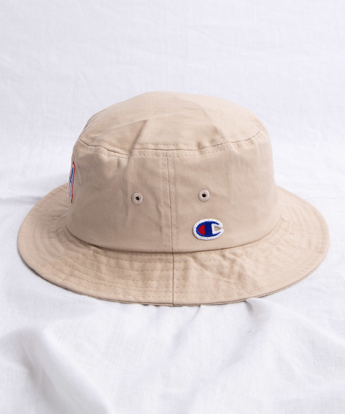 Champion(チャンピオン)の「WEGO/Champion USAロゴバケットハット(ハット・メンズ・ホワイト/ブラック/ベージュ・FREE)」の8枚目の写真