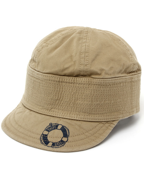 SHIPS(シップス)の「SHIPS KIDS:マリン キャップ(キャップ・キッズ・ベージュ/オリーブ・X-SMALL/SMALL/MEDIUM/LARGE)」の1枚目の写真