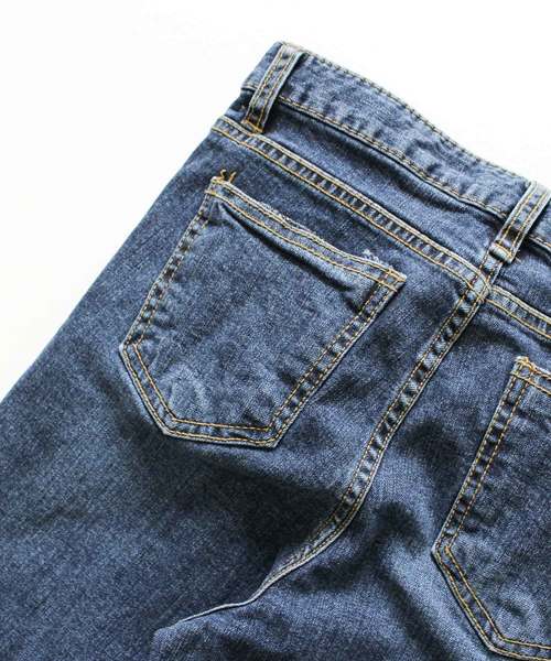 MODE ROBE（モードローブ）の「スキニーデニム（デニムパンツ・レディース・ブルー/インディゴブルー・S/M/L）」の9枚目の写真