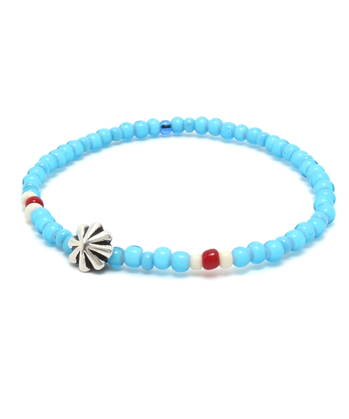 BEAMS（ビームス）の「ROSETTA PRAYER×BEAMS / 別注 コンチョ アンクレット（アンクレット・メンズ・レッド/ライトブルー/インディゴブルー/その他1/ブラック/オフホワイト・ONE SIZE）」の21枚目の写真