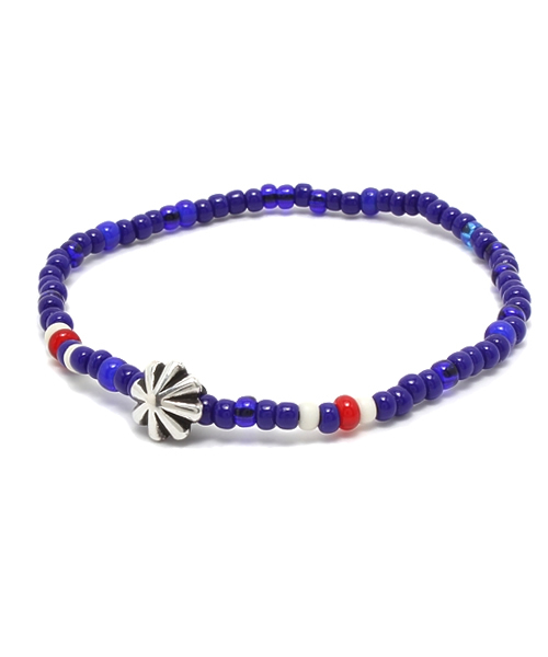 BEAMS（ビームス）の「ROSETTA PRAYER×BEAMS / 別注 コンチョ アンクレット（アンクレット・メンズ・レッド/ライトブルー/インディゴブルー/その他1/ブラック/オフホワイト・ONE SIZE）」の19枚目の写真