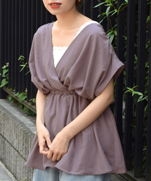 w closet | カシュクールウエストマークプルオーバー(シャツ/ブラウス)