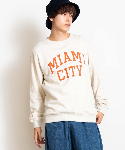 WEGO（ウィゴー）の「WEGO/カレッジロゴプルオーバー（スウェット・メンズ・ホワイト/オートミール/その他1・SMALL/MEDIUM/LARGE）」の3枚目の写真