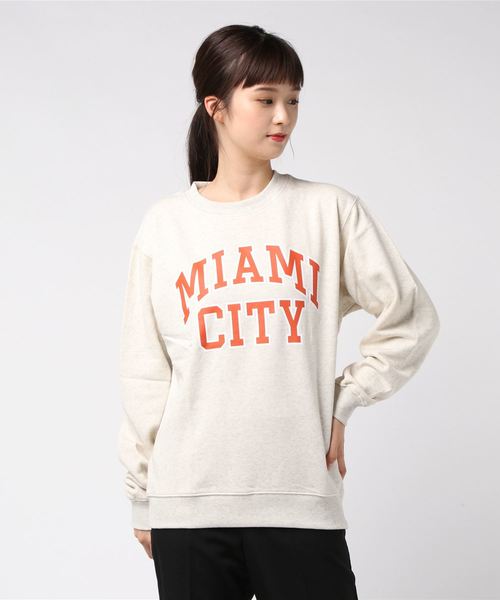 WEGO（ウィゴー）の「WEGO/カレッジロゴプルオーバー（スウェット・メンズ・ホワイト/オートミール/その他1・SMALL/MEDIUM/LARGE）」の7枚目の写真