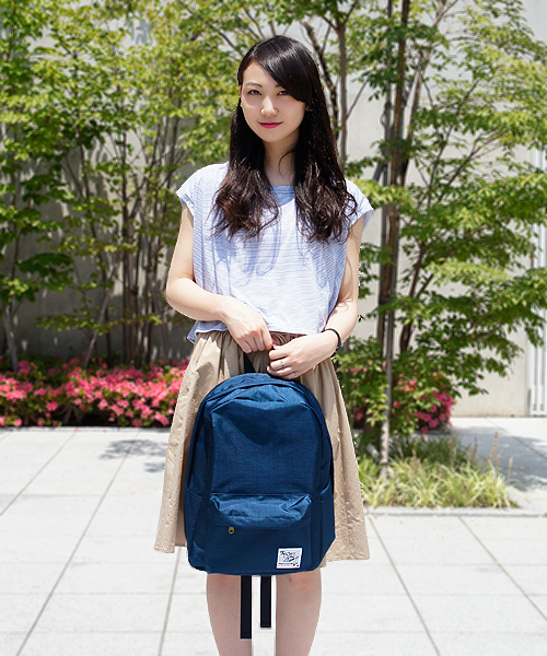 CIAOPANIC（チャオパニック）の「《WEB限定SALE価格》【The Sun And Classic/TSAC】CLASSIC DAYPACK/クラシックデイパック（バックパック/リュック・レディース・ブラック/ブラウン/グリーン/モスグリーン/ネイビー/パープル/マスタード/レッド/ワイン/オレンジ・FREE）」の6枚目の写真