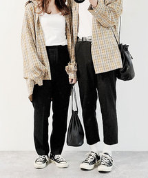 PairPair | チェック柄袖ボリュームシャツ(シャツ/ブラウス)