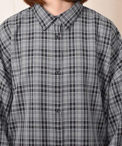 PairPair（ペアペア）の「チェック柄袖ボリュームシャツ（シャツ/ブラウス・レディース・ブラック/ベージュ・FREE）」の20枚目の写真