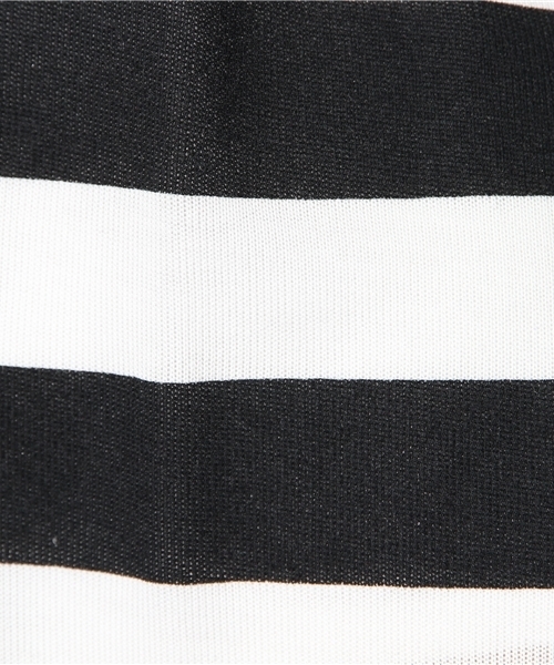 Kastane（カスタネ）の「【Kastane】プリントボーダーワンピ（ワンピース・レディース・グレー/ネイビー・FREE）」の5枚目の写真