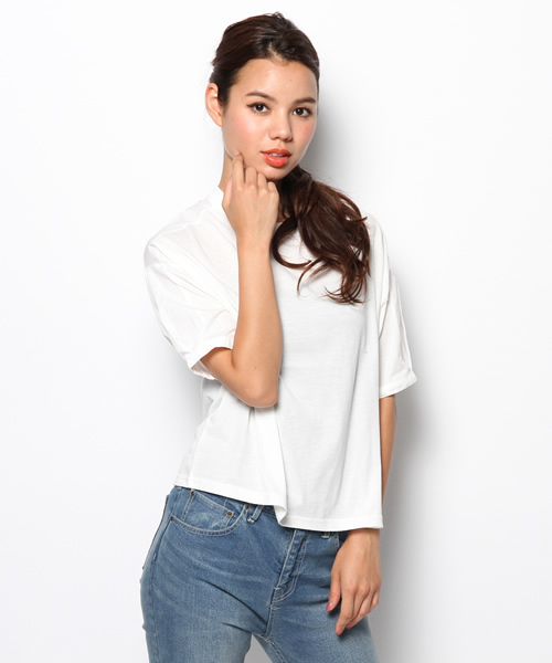 Chico(チコ)の「SH袖カットPO(Tシャツ/カットソー・レディース・オフホワイト/グレー/ホワイト/ブルー/ネイビー・FREE)」の8枚目の写真