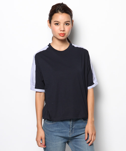 Chico(チコ)の「SH袖カットPO(Tシャツ/カットソー・レディース・オフホワイト/グレー/ホワイト/ブルー/ネイビー・FREE)」の18枚目の写真