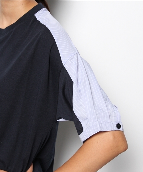 Chico(チコ)の「SH袖カットPO(Tシャツ/カットソー・レディース・オフホワイト/グレー/ホワイト/ブルー/ネイビー・FREE)」の22枚目の写真