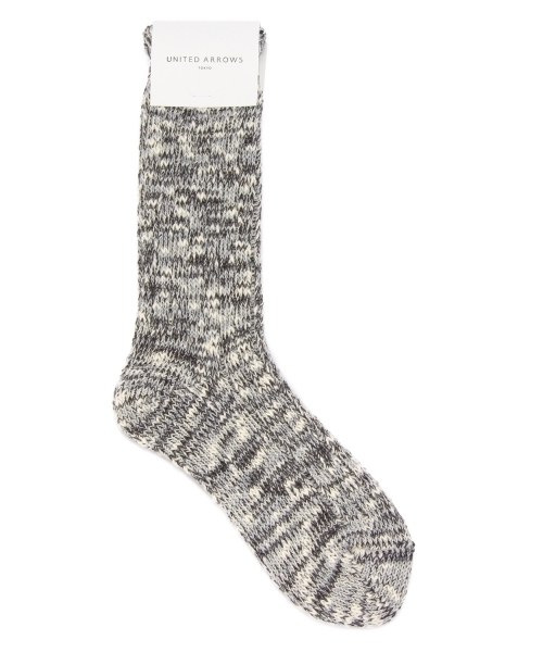 UNITED ARROWS（ユナイテッドアローズ）の「UAW SLAB ソックス（ソックス/靴下・レディース・ブラック/グレー/ワインレッド/ネイビー・フリー）」の2枚目の写真
