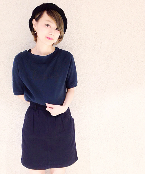 one after another NICE CLAUP（ワンアフターアナザーナイスクラップ）の「【ナイスクラップ】シンプルタイトスカート（スカート・レディース・ボルドー/グリーン/ネイビー・FREE）」の6枚目の写真