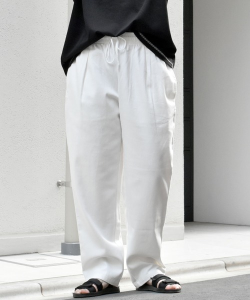 おしゃれスタ(オシャレスタ)の「コットンツイルシェフパンツ(IR)(その他パンツ・メンズ・ブラック/ベージュ/カーキ/ホワイト/ブラウン/ライトベージュ/アイボリー・XL/M/L/S)」の2枚目の写真