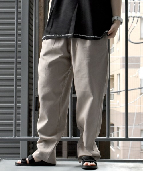 おしゃれスタ(オシャレスタ)の「コットンツイルシェフパンツ(IR)(その他パンツ・メンズ・ブラック/ベージュ/カーキ/ホワイト/ブラウン/ライトベージュ/アイボリー・XL/M/L/S)」の6枚目の写真