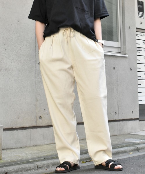 おしゃれスタ(オシャレスタ)の「コットンツイルシェフパンツ(IR)(その他パンツ・メンズ・ブラック/ベージュ/カーキ/ホワイト/ブラウン/ライトベージュ/アイボリー・XL/M/L/S)」の3枚目の写真