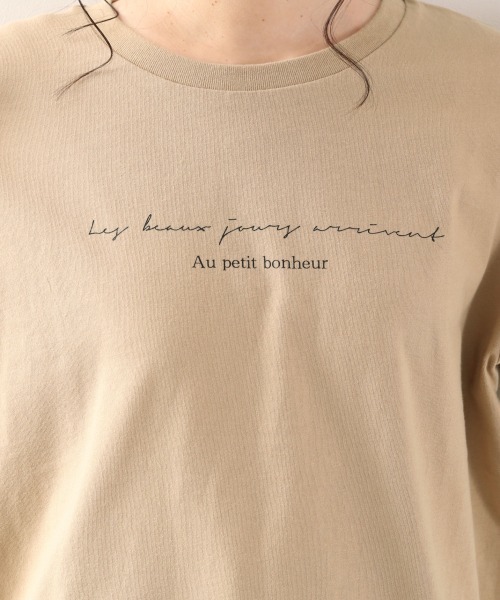 LOWRYS FARM(ローリーズファーム)の「レタリングTEE 875861(Tシャツ/カットソー・レディース・オフホワイト/ベージュ/グリーン系その他/ブラック・FREE)」の19枚目の写真