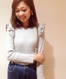 Chico | 肩フリルニット(ニット/セーター)