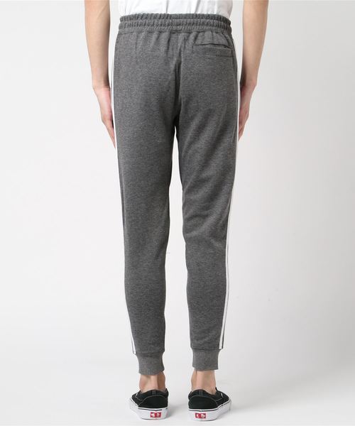 Salong hameu（サロン ハミュー）の「無地・サイドライン スウェット ジョガーパンツ メンズ レディース/トラックパンツ/スリムシルエット（スウェットパンツ・メンズ・グレー系その他2/ブラック系その他/ブラック系その他2/グレー系その他4/グレー系その他3/ブラック/グレー/グレー系その他/チャコール/ブルー系その他2/ネイビー/ブルー系その他・M/L/LL/S）」の13枚目の写真
