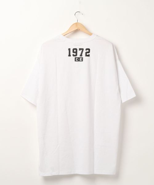 classicalelf(クラシカルエルフ)の「1972 オーバーサイズ バックプリントロング丈クルーネックロゴTシャツ(半袖)(Tシャツ/カットソー・レディース・ホワイト/ブラック/杢グレー・MEDIUM/LARGE/X-LARGE)」の12枚目の写真