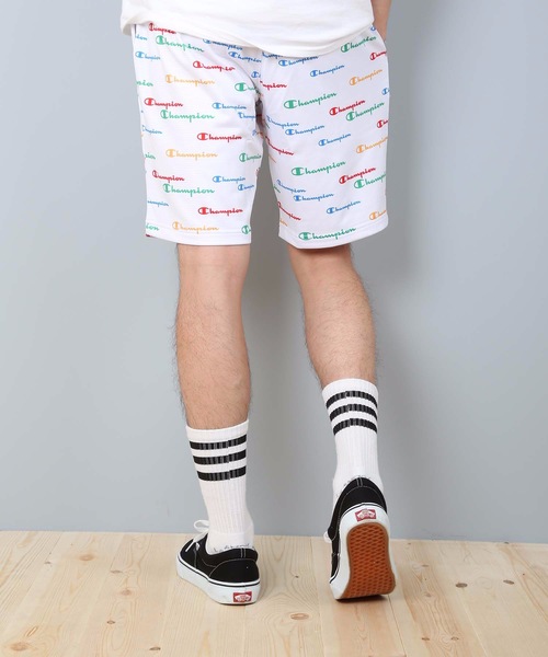 Champion(チャンピオン)の「【CHAMPION/チャンピオン】総柄ショートパンツ C3-RS505 スウエットパンツ 速乾性(スウェットパンツ・メンズ・ホワイト/グレー/ブラック/ネイビー・MEDIUM/LARGE/X-LARGE)」の15枚目の写真