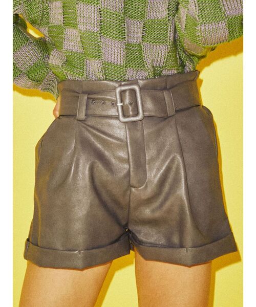 jouetie（ジュエティ）の「ハイウエストキュロット（その他パンツ・レディース・ブラック/パープル/ブラウン/その他1/アイボリー/ブルー・MEDIUM）」の5枚目の写真