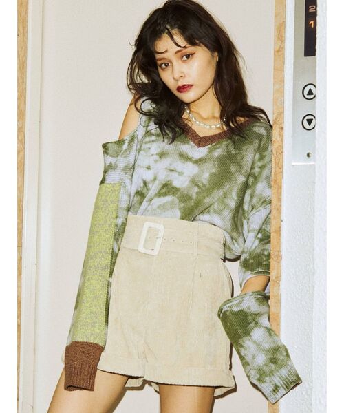 jouetie（ジュエティ）の「ハイウエストキュロット（その他パンツ・レディース・ブラック/パープル/ブラウン/その他1/アイボリー/ブルー・MEDIUM）」の8枚目の写真