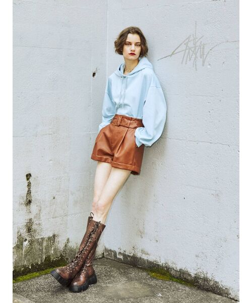 jouetie（ジュエティ）の「ハイウエストキュロット（その他パンツ・レディース・ブラック/パープル/ブラウン/その他1/アイボリー/ブルー・MEDIUM）」の15枚目の写真