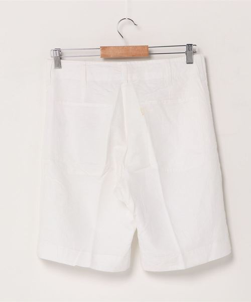 JOEY FACTORY(ジョーイファクトリー)の「『JOEY FACTORY』LINEN BAKER SHORTS(その他パンツ・レディース・ホワイト/ブルー/グリーン・MEDIUM/LARGE/X-LARGE)」の4枚目の写真