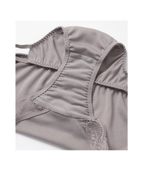 GiRLS by PEACH JOHN（ガールズバイピーチジョン）の「【ノンワイヤー！ほど良く盛れて、フィットする服にもひびきにくい】Ｔシャツノンワイヤーブラジャー＆ショーツセットりらこれ（ブラ&ショーツ・レディース・ブラック/ブルー/ベージュ/ピンクベージュ/スモークピンク/ピンク/ベージュ系その他/アッシュグレー/ライトベージュ・BC65/BC70/DE70/BC75/DE75/DE65）」の20枚目の写真