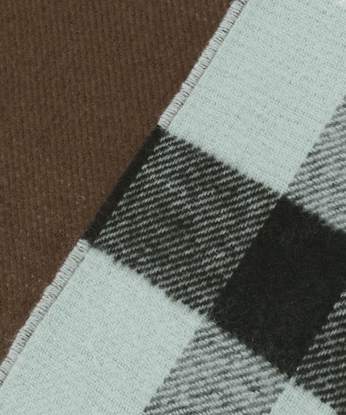 niko and...（ニコアンド）の「オリジナル2WAY無地ストール（ストール/ショール・レディース・ライトブルー/グレー・0）」の9枚目の写真