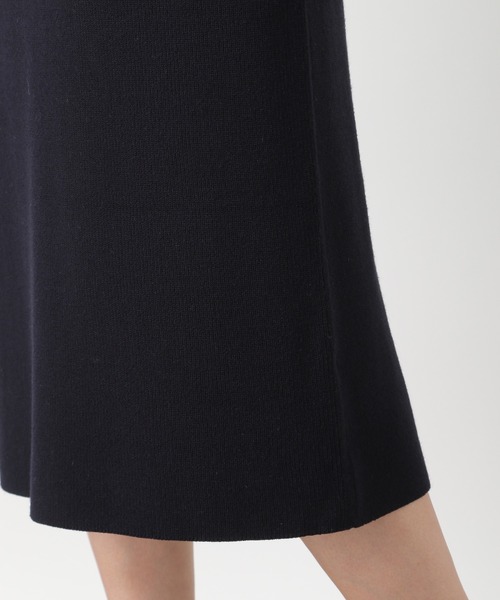 LEPSIM（レプシィム）の「12Gアゼボトルネックワンピース　895188（ワンピース・レディース・ネイビー/グレイッシュベージュ・MEDIUM/LARGE）」の11枚目の写真