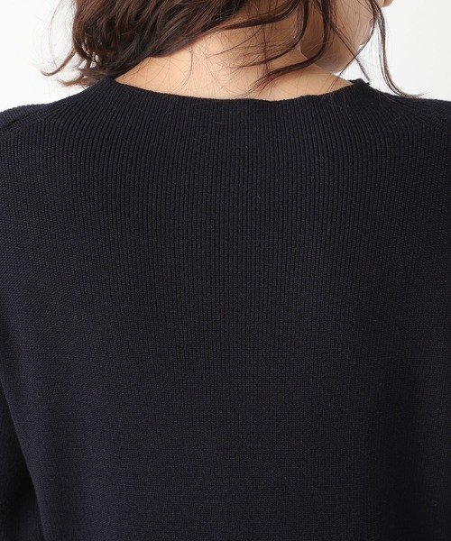 LEPSIM（レプシィム）の「12Gアゼボトルネックワンピース　895188（ワンピース・レディース・ネイビー/グレイッシュベージュ・MEDIUM/LARGE）」の15枚目の写真